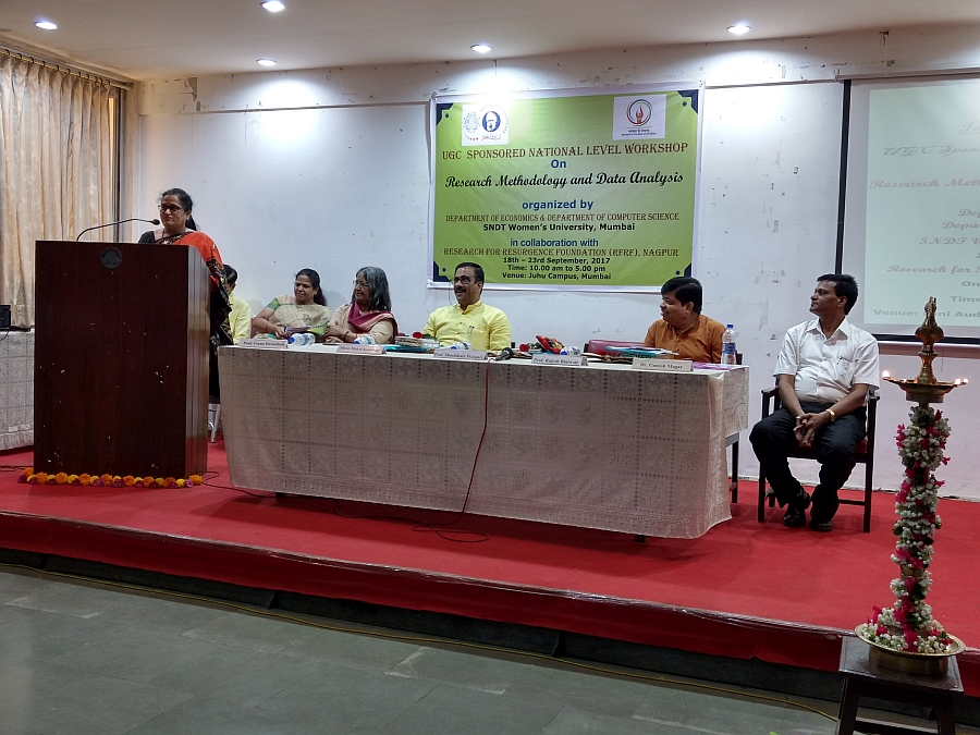 UGC Sponsored National Level Workshop on Research Methodology & Data Analysis 2017